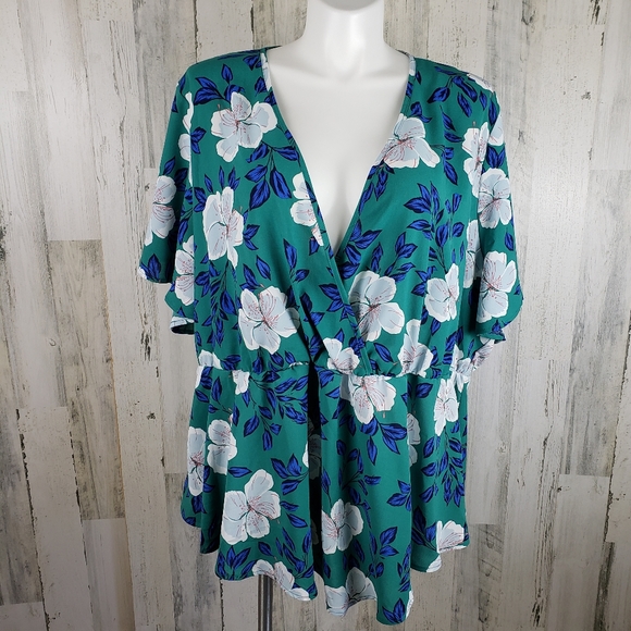 Bloom Chic Tops Bloom Chic Babydoll Top Sz 28 Poshmark